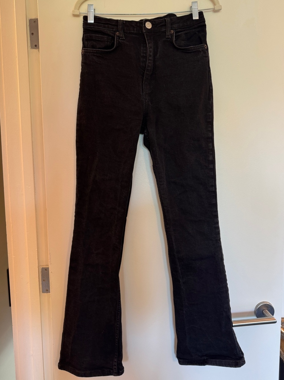 Zara Black bootcut High-Rise Jeans